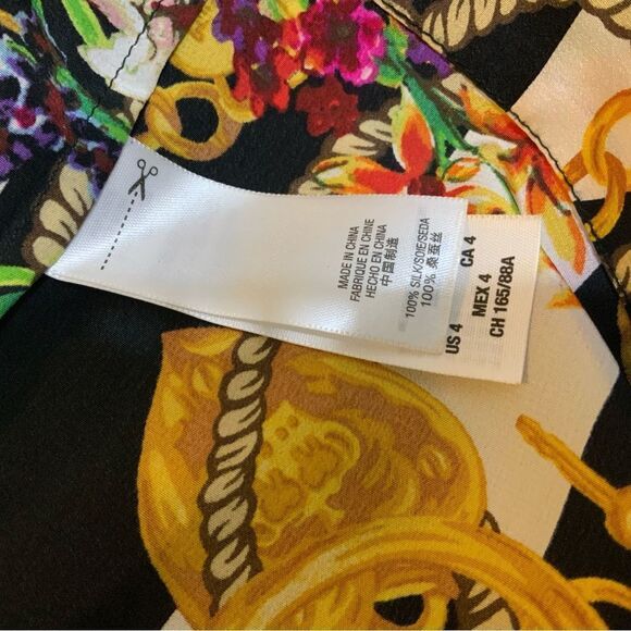 Juicy Couture Silk Dress With Floral Pattern size 4 - Picture 11 of 13